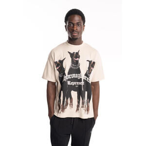 Represent Men’s Thoroughbred T Shirt MLM41135-002 Vintage White